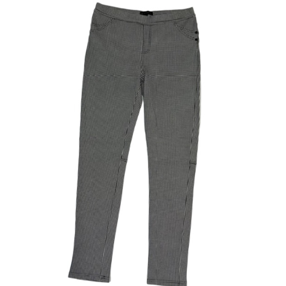 Sanctuary Houndstooth Black |White Riding Pull On Stretch Pant W Pockets Size L